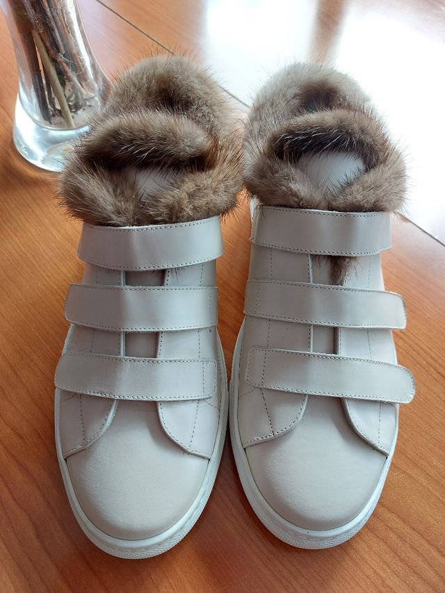 Zapatillas Maxmara con pelo chica