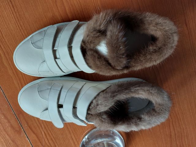 Zapatillas Maxmara con pelo chica