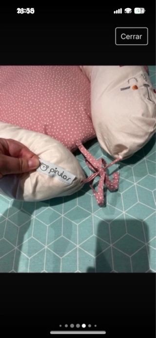 Nido bebe rosa Pirulos