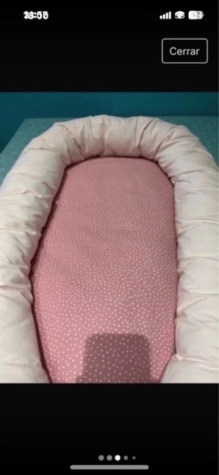 Nido bebe rosa Pirulos