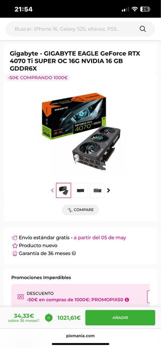 Gigabyte RTX 4070 Ti SUPER 16GB
