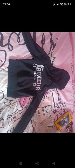Sudadera Boxeur mujer negra