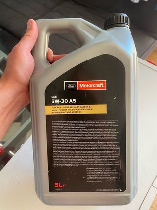Aceite motor Ford Motorcraft 5W-30 A5 5L