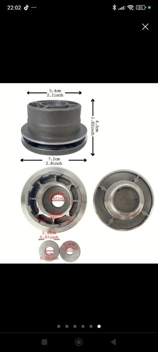 Cabezal aluminio desbrozadora