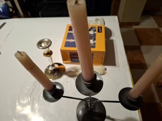 Juego de candelabros