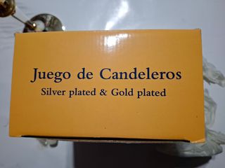 Juego de candelabros
