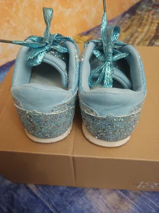 Scarpe da ginnastica glitterate