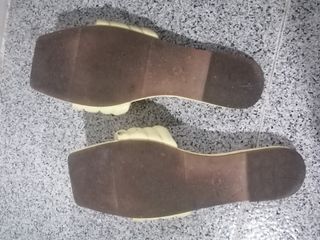 Sandalias planas amarillas 39 TEX