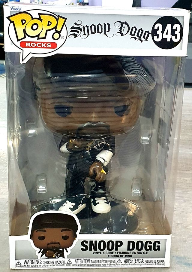 FUNKO POP SNOOP DOGG 343 TAMAÑO JUMBO ORIGINAL