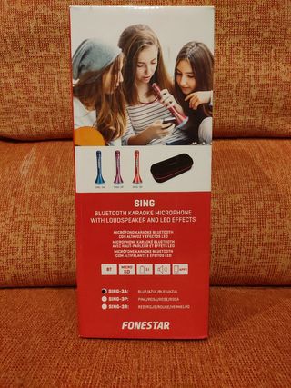 Micrófono Karaoke Fonestar Bluetooth