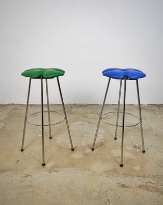 Pareja de taburetes italianos años 70