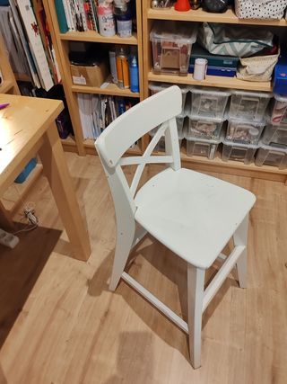 2 Sillas altas IKEA blancas