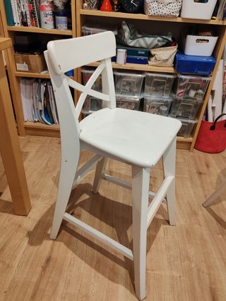 2 Sillas altas IKEA blancas