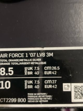 Zapatillas Nike Air Force 1’07 LV8 3M