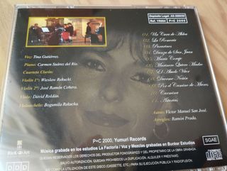 Disco CD Tina Gutiérrez canta a Victor Manuel