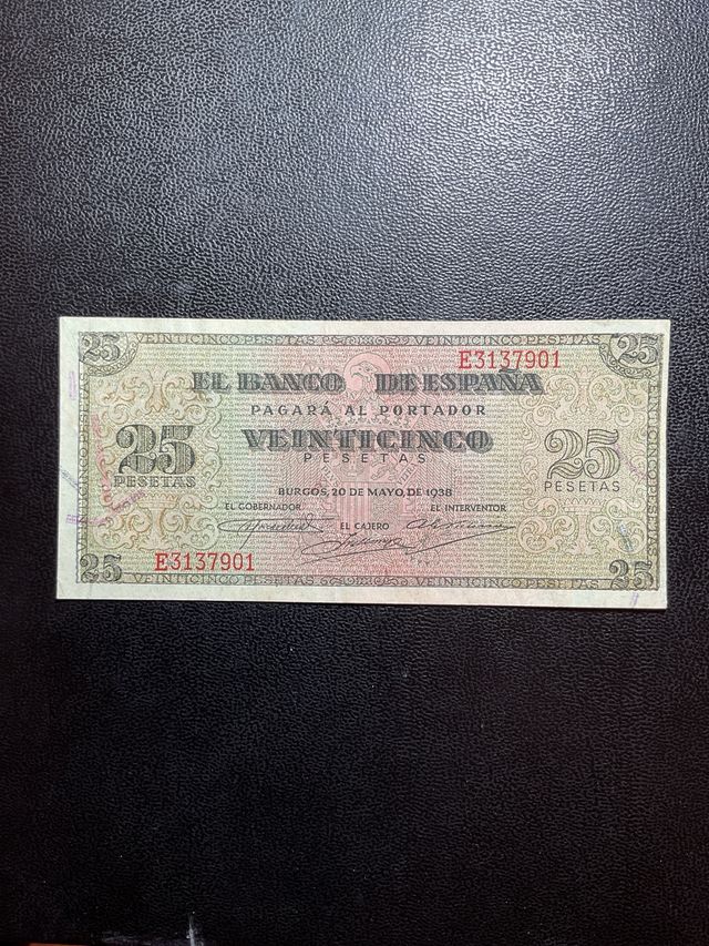 25 peseta 1938 SC