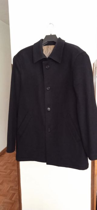 Chaquetón paño caballero Lana Loden azul 