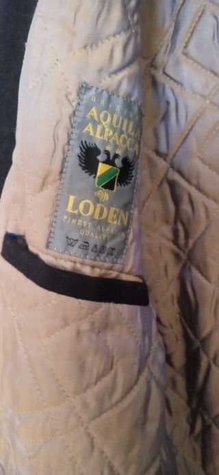 Chaquetón paño caballero Lana Loden azul 