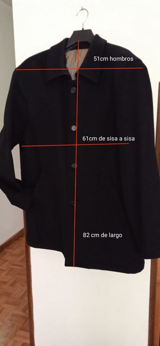 Chaquetón paño caballero Lana Loden azul 