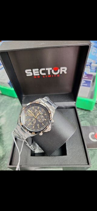 Sector 650 cronografo diver uomo acciaio 200 metri