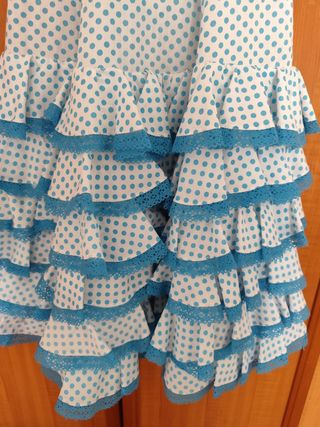 Traje flamenca niña