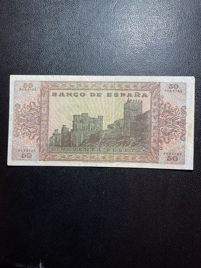 50 peseta 1938 EBC