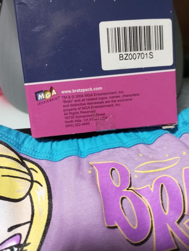 Culotte Bratz años 2000