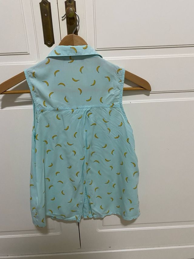 Blusa Bershka turquesa talla S