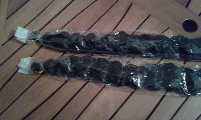 EXTENSIÓN COLETA NEGRA RIZADA SINTÉTICA