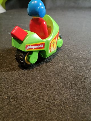 Motocicleta carreras Playmobil 1993