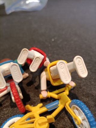 Playmobil niños y bicis geobra 1981