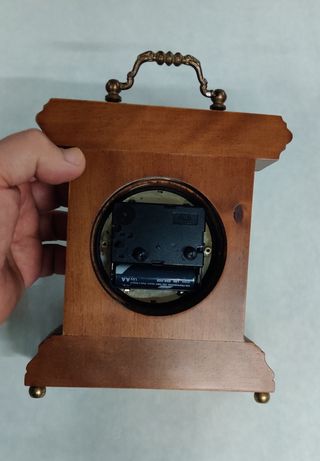 Sveglia vintage Royale in legno con suoneria