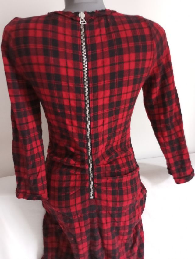 Vestido Isabel Marant Etoile - cuadros tartan