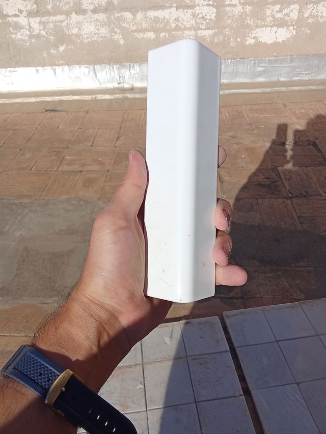 Molduras cerámica blanca 20x5cm