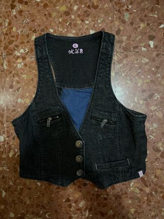 Chaleco vaquero y2k mujer EDC16
