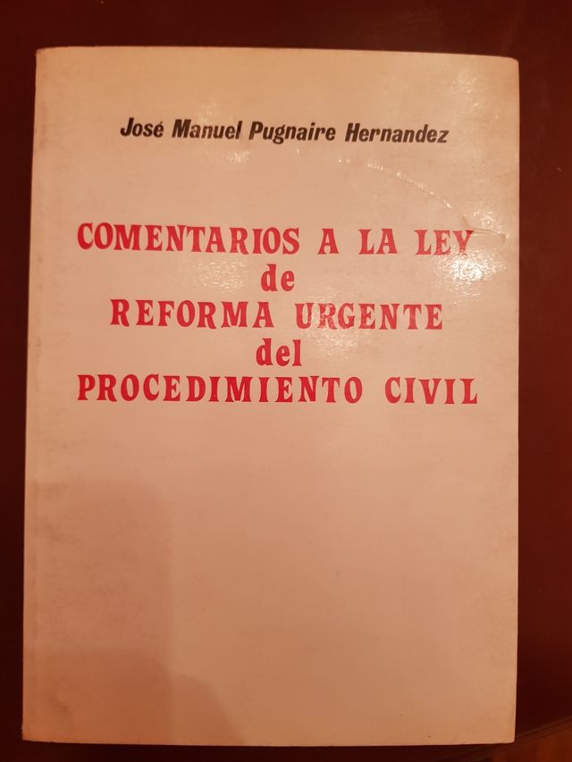 COMENTARIOS A LA LEY DE PROCEDIMIENTO CIVIL