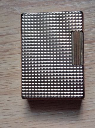 ENCENDEDOR MECHERO ST DUPONT PARIS BAÑADO EN ORO