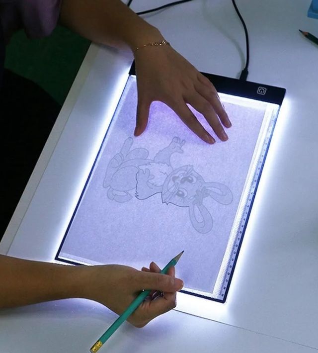 PantallaPizarra Led para calcar A4