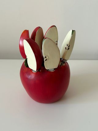 6 coltelli da burro a forma di mela Natachitos