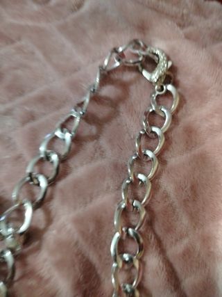 Collana vintage argento e giallo
