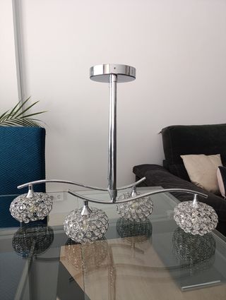 Juego lámparas salón y comedor 