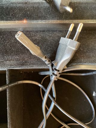 Maletín maquillaje cuero negro con luz