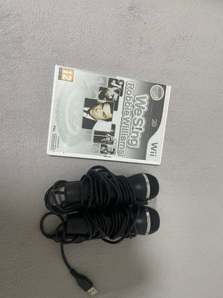 Juego cantar wii  2 microfonos