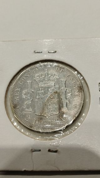 1 Peseta Alfonso XIII 1892