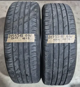 VENDO 2 NEUMATICOS 215 55 18 99V