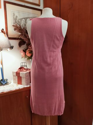 Abito maglia rosa