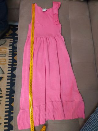 Abito maglia rosa