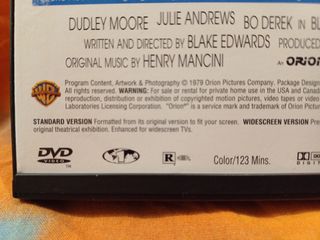 Película "10" (la mujer perfecta en España) en DVD