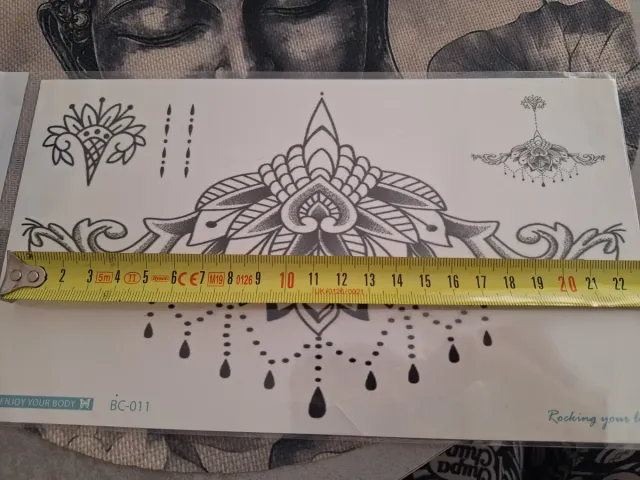 Tatuaje temporal Mandala