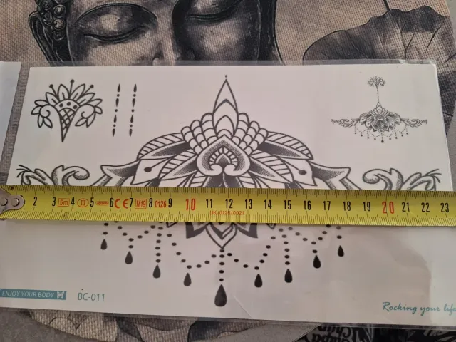 Tatuaje temporal Mandala